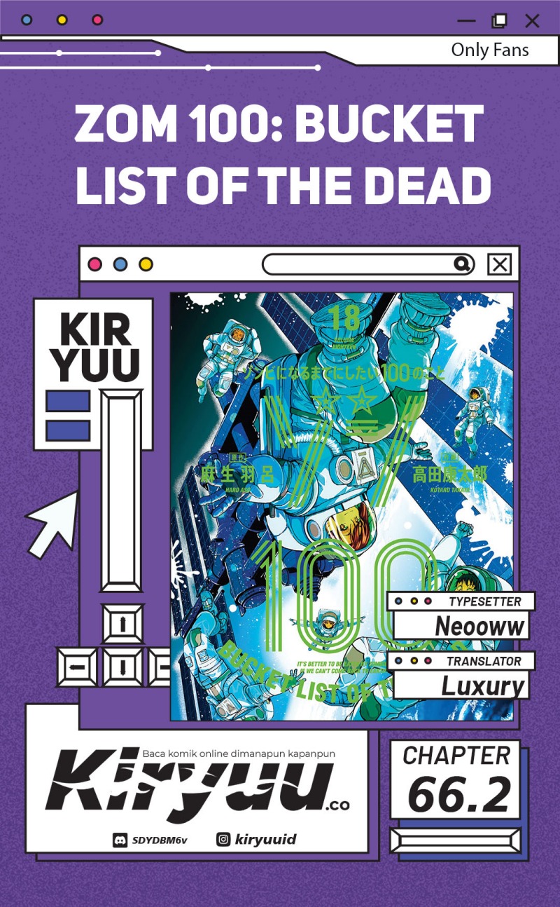 Zombie 100 ~Zombie ni Naru Made ni Shitai 100 no Koto~ Chapter 66.2 Gambar 1